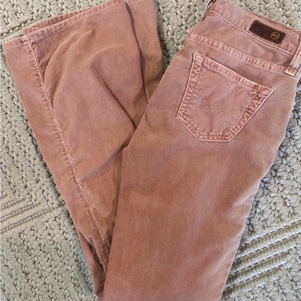 Ag Adriano Goldschmied Women's Rose Boot Cut  corduroy Jeans